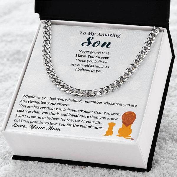 To My Son - I Love You Forever [ Gift from Mom ]