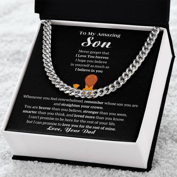 [ Almost sold out ] To My Son - I Love You Forever [ Gift from Dad to Son ]