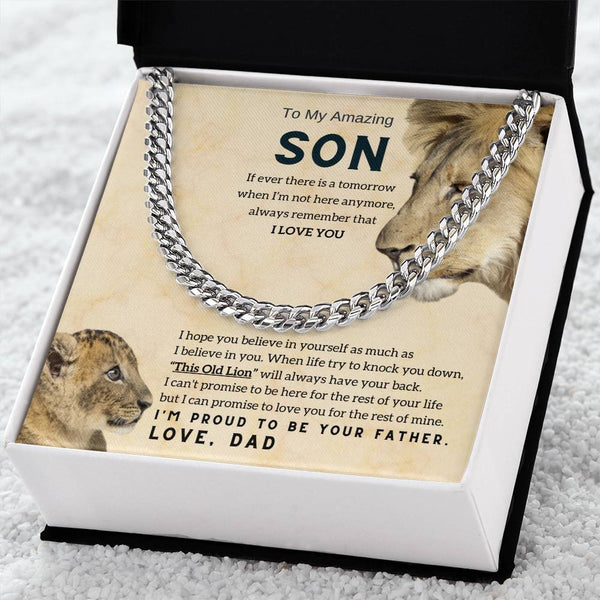 [ Few left only ] To My Son, This Old Lion will always have your back