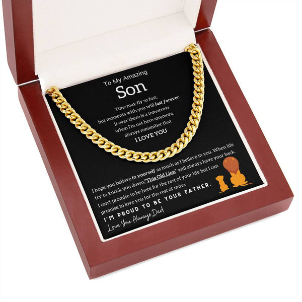 To My Son - This Old Lion will always have your back [ Gift from Dad ]