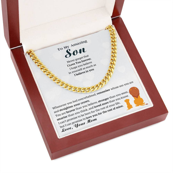 To My Son - I Love You Forever [ Gift from Mom ]