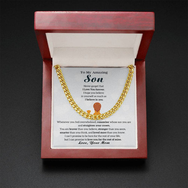 [ Few left only ] To My Son - I Love You Forever [ Gift from Mom to Son ]