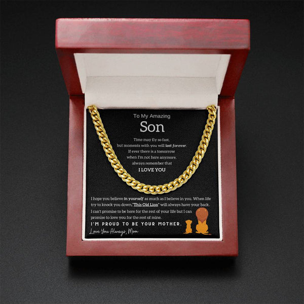 To My Son - This Old Lion will always have your back [ Gift from Mom ]
