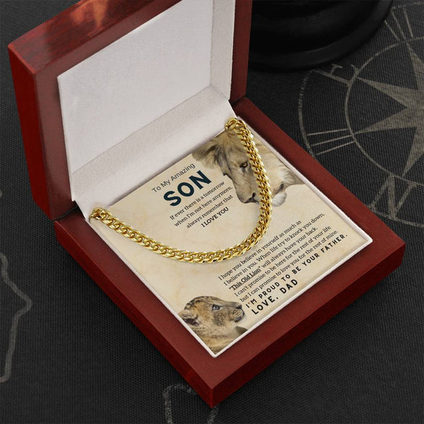 [ Few left only ] To My Son, This Old Lion will always have your back