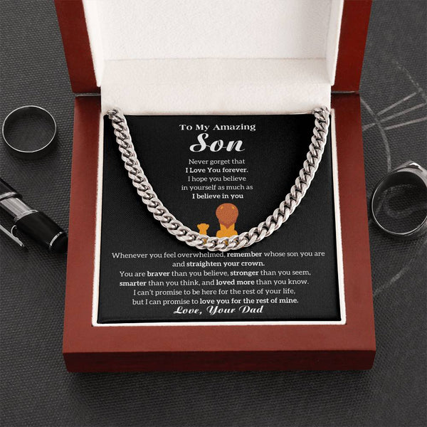 [ Almost sold out ] To My Son - I Love You Forever [ Gift from Dad to Son ]