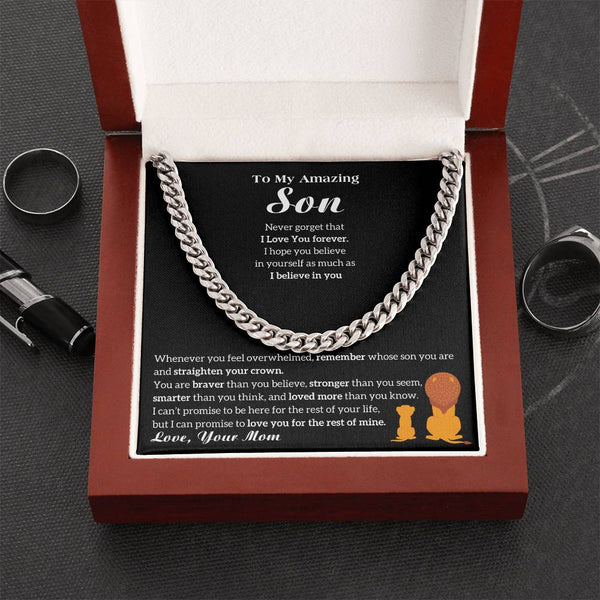 [ Few left only ] To My Son - I Love You Forever [ Gift from Mom ]