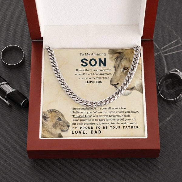 [ Few left only ] To My Son, This Old Lion will always have your back