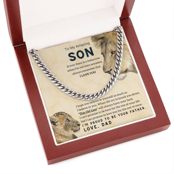 [ Few left only ] To My Son, This Old Lion will always have your back