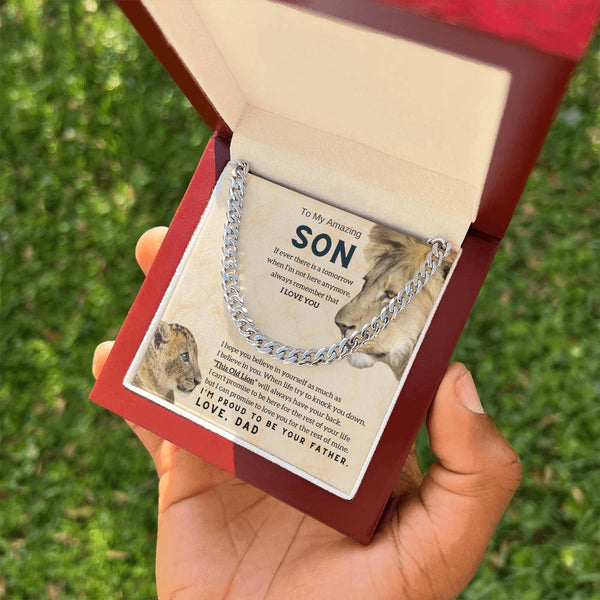 [ Few left only ] To My Son, This Old Lion will always have your back