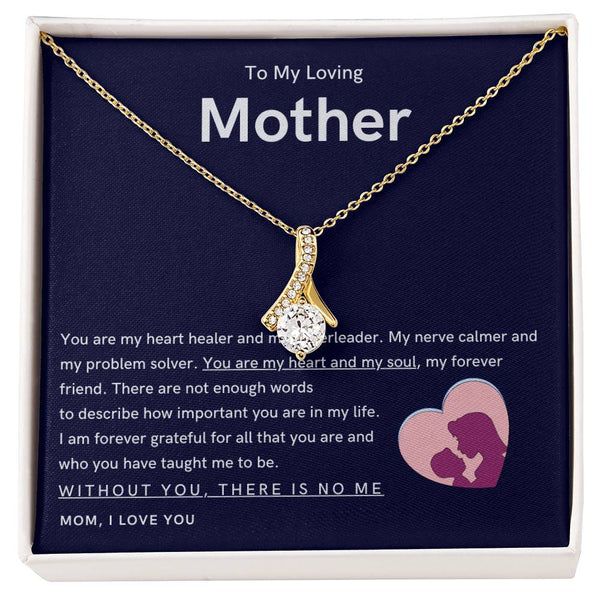 To My Loving Mother - You are my hear and my soul (Limited Time Offer) - Alluring Beauty Necklace