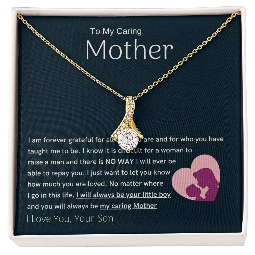 To My Loving Mother - You are my sunshine, I will always be your little boy (Limited Time Offer) - Alluring Beauty Necklace