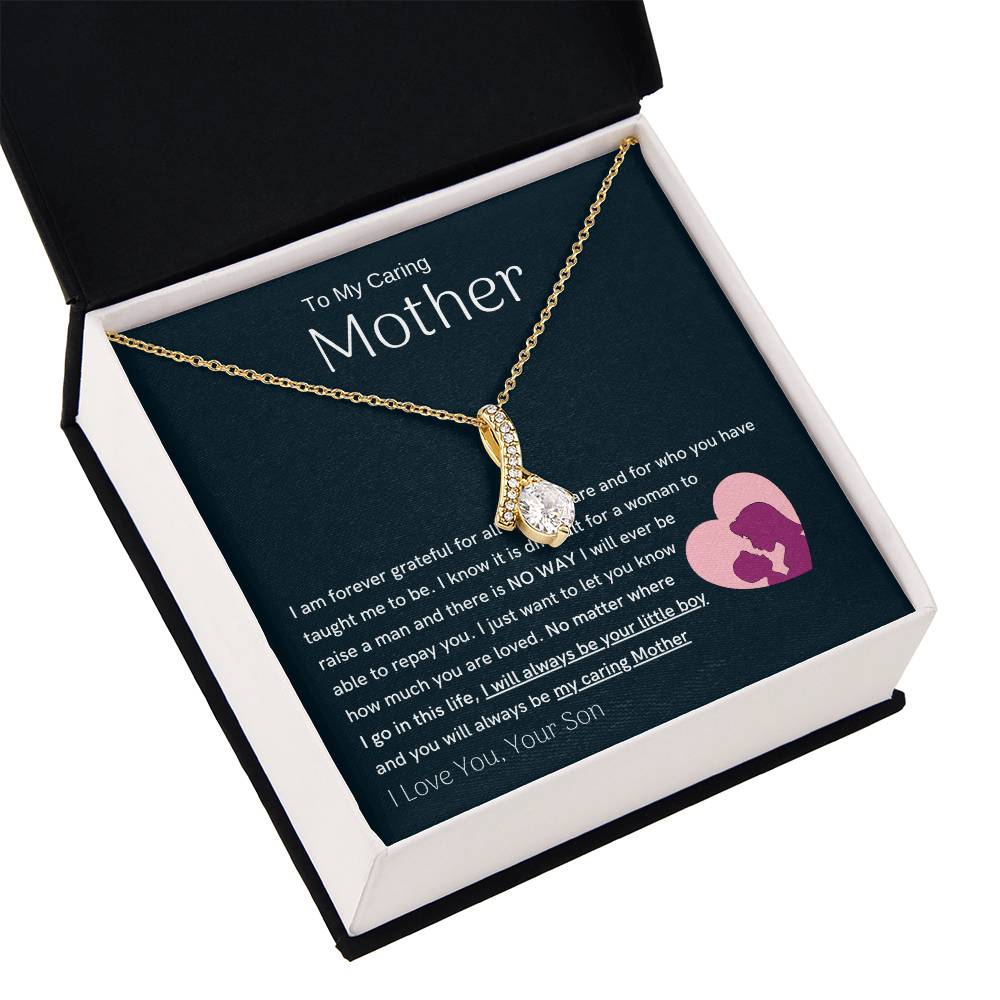 To My Loving Mother - You are my sunshine, I will always be your little boy (Limited Time Offer) - Alluring Beauty Necklace