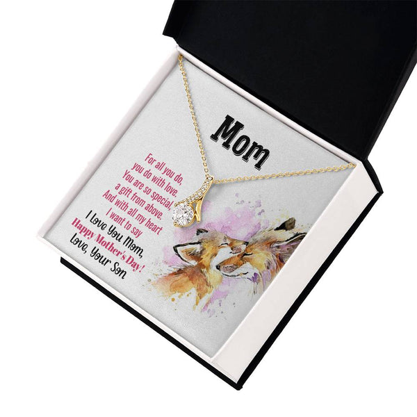 To My Mom - You Are So Special (Limited Time Offer) - Alluring Beauty Necklace