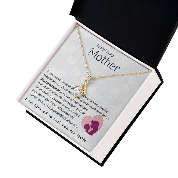 To My Loving Mother - You are my sunshine! (Limited Time Offer) - Alluring Beauty Necklace