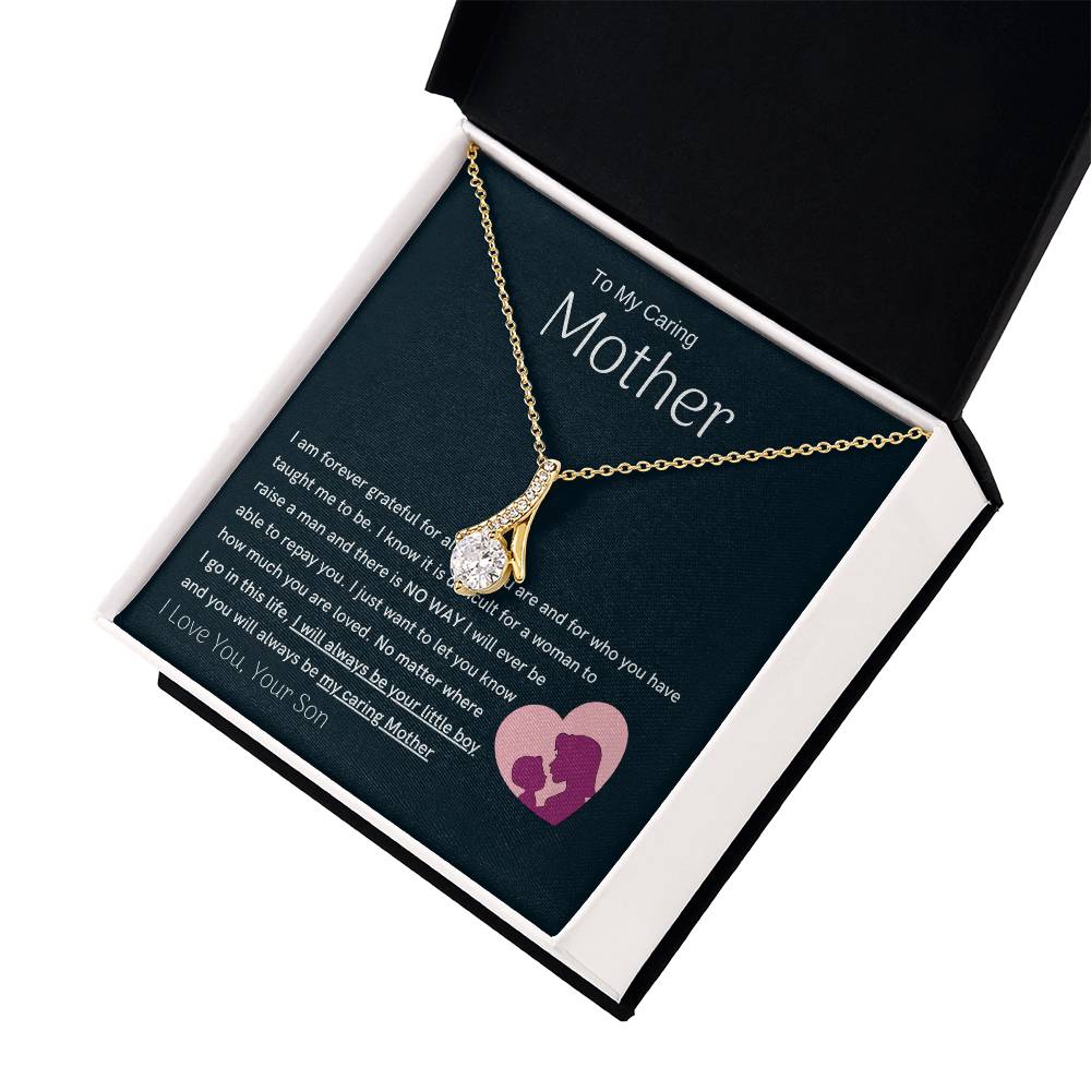 To My Loving Mother - You are my sunshine, I will always be your little boy (Limited Time Offer) - Alluring Beauty Necklace