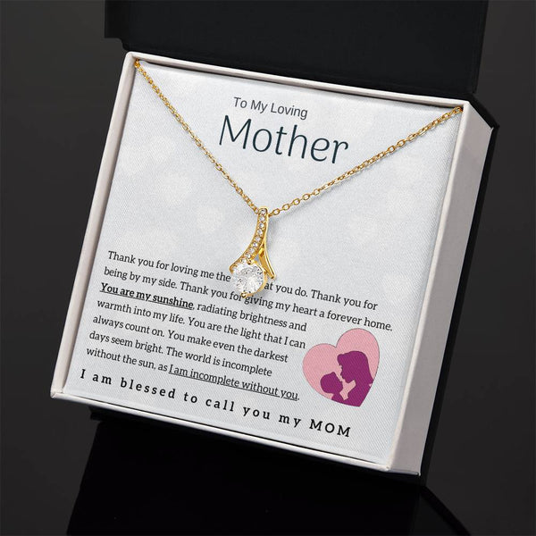 To My Loving Mother - You are my sunshine! (Limited Time Offer) - Alluring Beauty Necklace