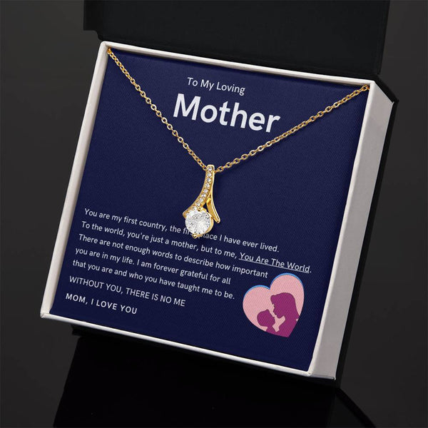 To My Loving Mother - Without You, There Is No Me (Limited Time Offer) - Alluring Beauty Necklace