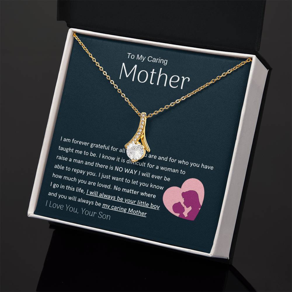 To My Loving Mother - You are my sunshine, I will always be your little boy (Limited Time Offer) - Alluring Beauty Necklace