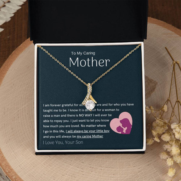 To My Loving Mother - You are my sunshine, I will always be your little boy (Limited Time Offer) - Alluring Beauty Necklace