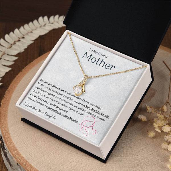 To My Loving Mother - You are my sunshine, I will always be your little girl (Limited Time Offer) - Alluring Beauty Necklace
