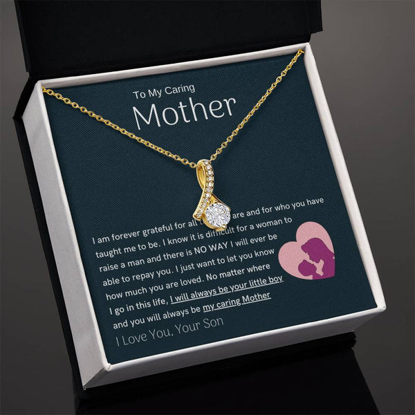 To My Loving Mother - You are my sunshine, I will always be your little boy (Limited Time Offer) - Alluring Beauty Necklace