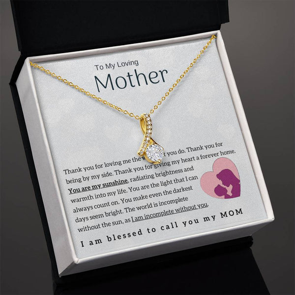 To My Loving Mother - You are my sunshine! (Limited Time Offer) - Alluring Beauty Necklace