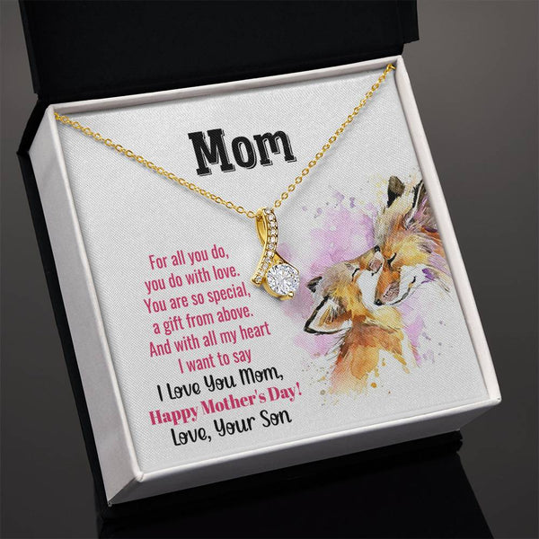 To My Mom - You Are So Special (Limited Time Offer) - Alluring Beauty Necklace