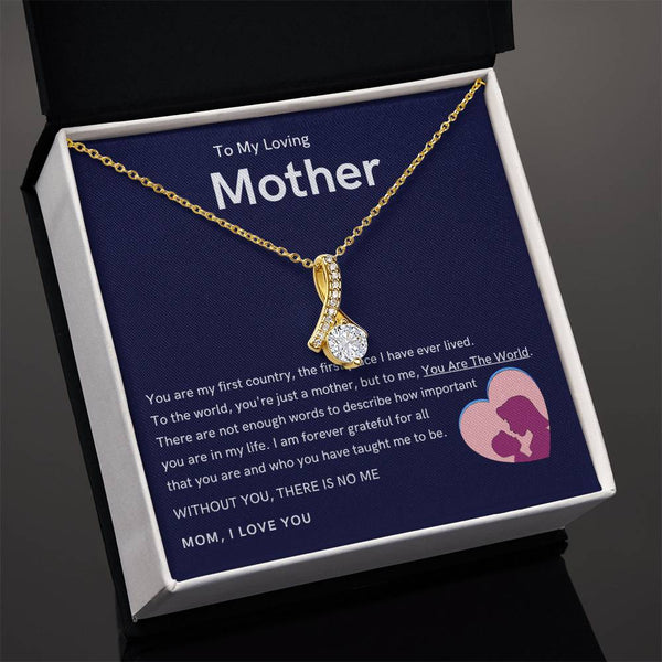 To My Loving Mother - Without You, There Is No Me (Limited Time Offer) - Alluring Beauty Necklace