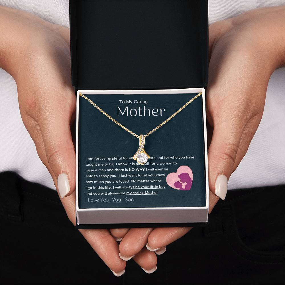 To My Loving Mother - You are my sunshine, I will always be your little boy (Limited Time Offer) - Alluring Beauty Necklace