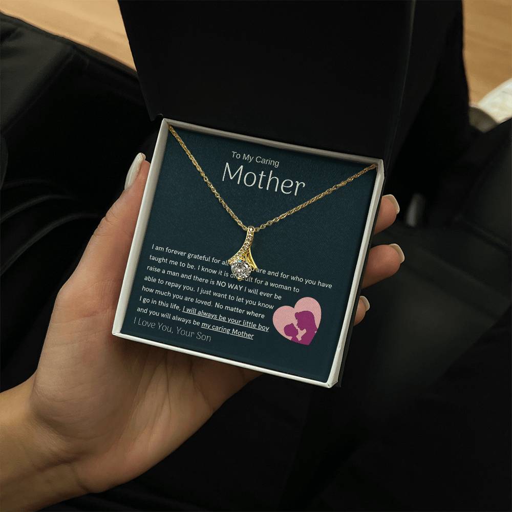 To My Loving Mother - You are my sunshine, I will always be your little boy (Limited Time Offer) - Alluring Beauty Necklace