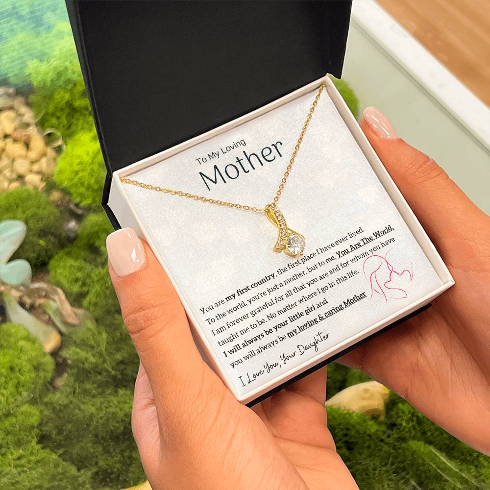 To My Loving Mother - You are my sunshine, I will always be your little girl (Limited Time Offer) - Alluring Beauty Necklace