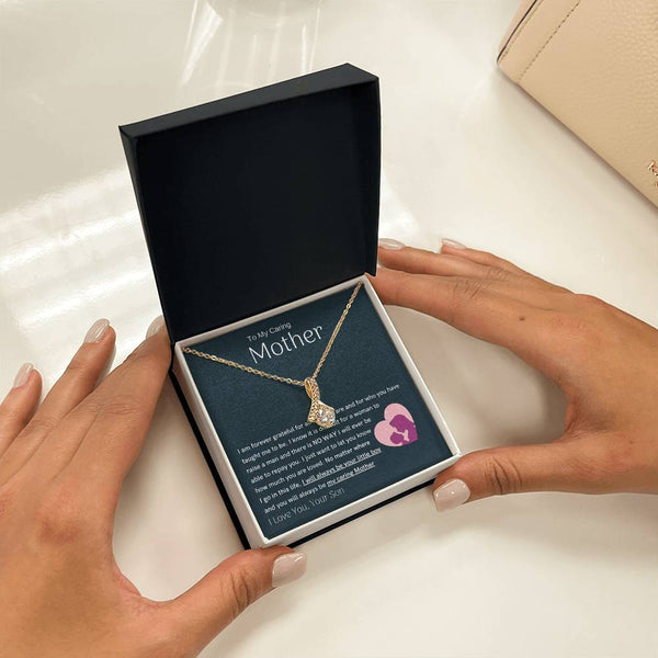 To My Loving Mother - You are my sunshine, I will always be your little boy (Limited Time Offer) - Alluring Beauty Necklace