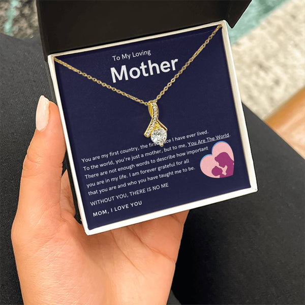 To My Loving Mother - Without You, There Is No Me (Limited Time Offer) - Alluring Beauty Necklace