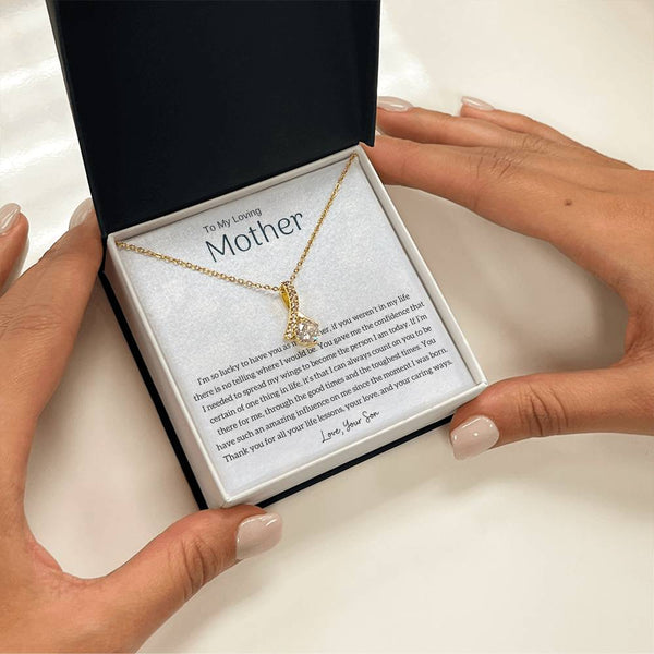 To My Loving Mother - I'm so lucky to have you as my mother! (Limited Time Offer) - Alluring Beauty Necklace