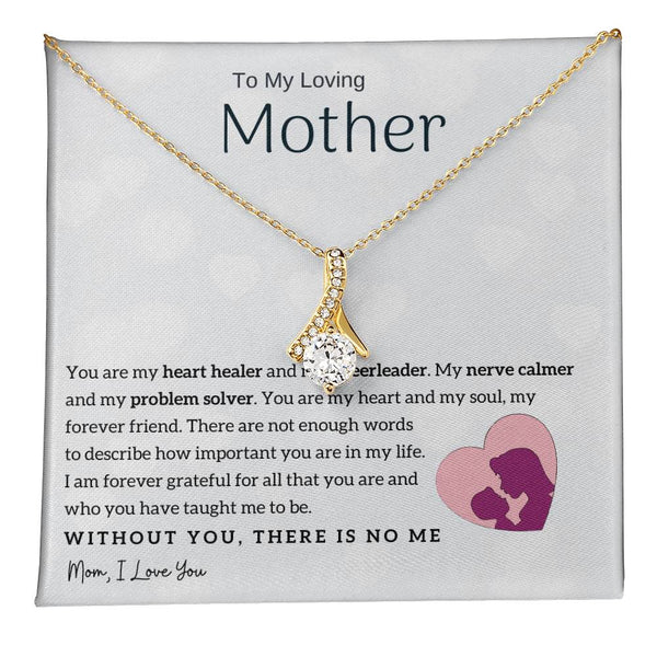 To My Loving Mother - You are my heart healer (Limited Time Offer) - Alluring Beauty Necklace