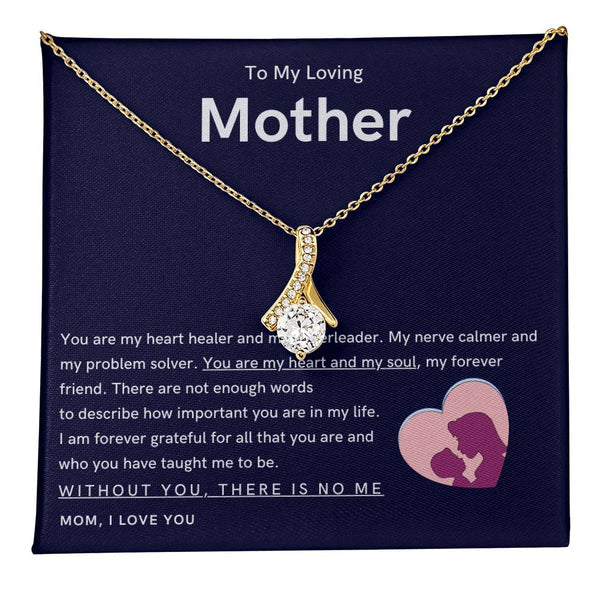 To My Loving Mother - You are my hear and my soul (Limited Time Offer) - Alluring Beauty Necklace