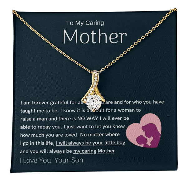 To My Loving Mother - You are my sunshine, I will always be your little boy (Limited Time Offer) - Alluring Beauty Necklace