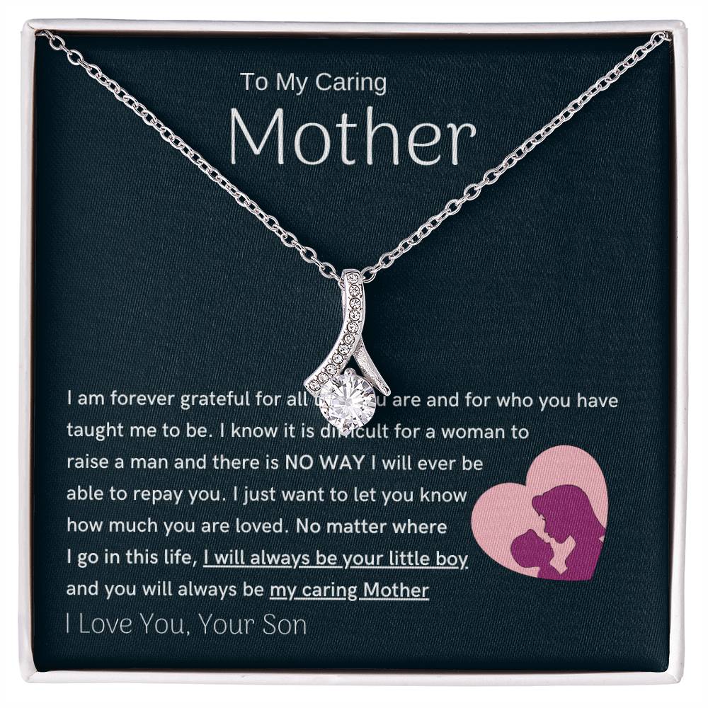 To My Loving Mother - You are my sunshine, I will always be your little boy (Limited Time Offer) - Alluring Beauty Necklace