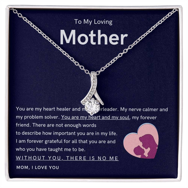 To My Loving Mother - You are my hear and my soul (Limited Time Offer) - Alluring Beauty Necklace