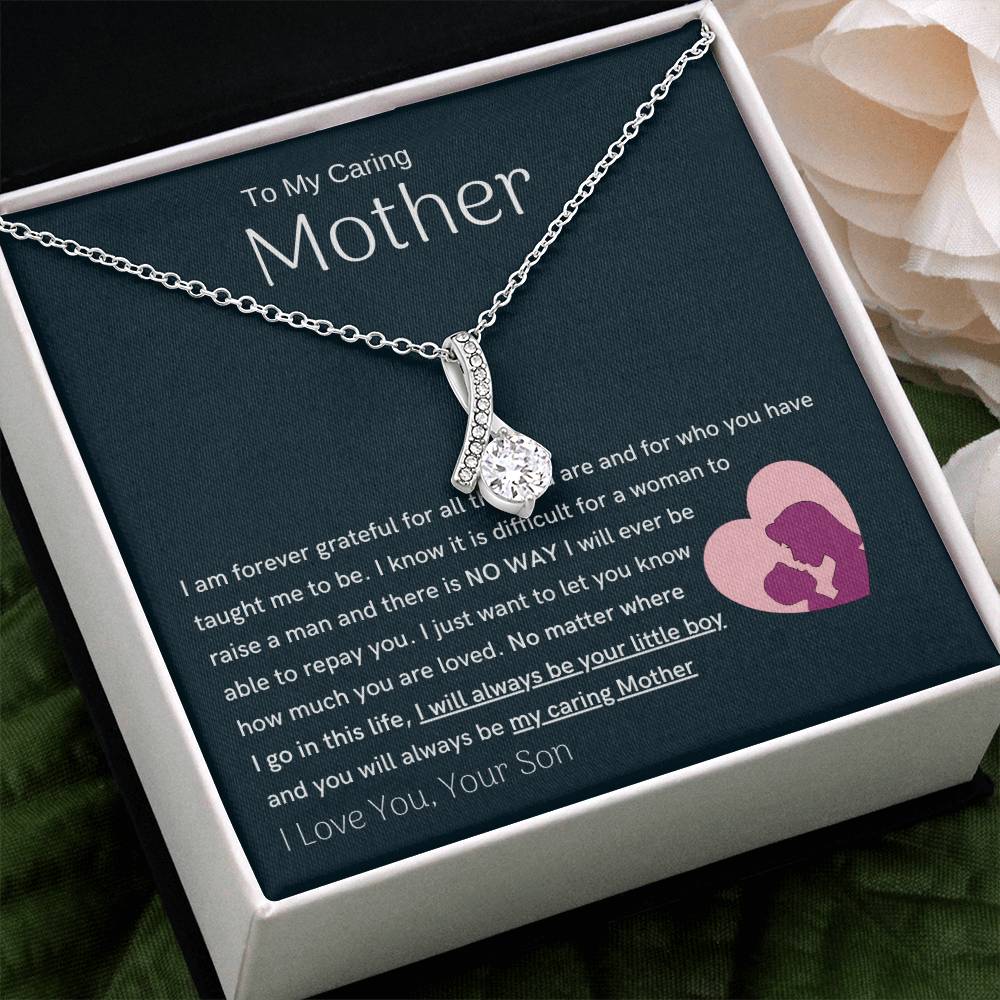 To My Loving Mother - You are my sunshine, I will always be your little boy (Limited Time Offer) - Alluring Beauty Necklace