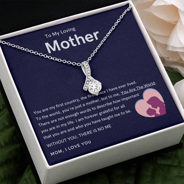 To My Loving Mother - Without You, There Is No Me (Limited Time Offer) - Alluring Beauty Necklace