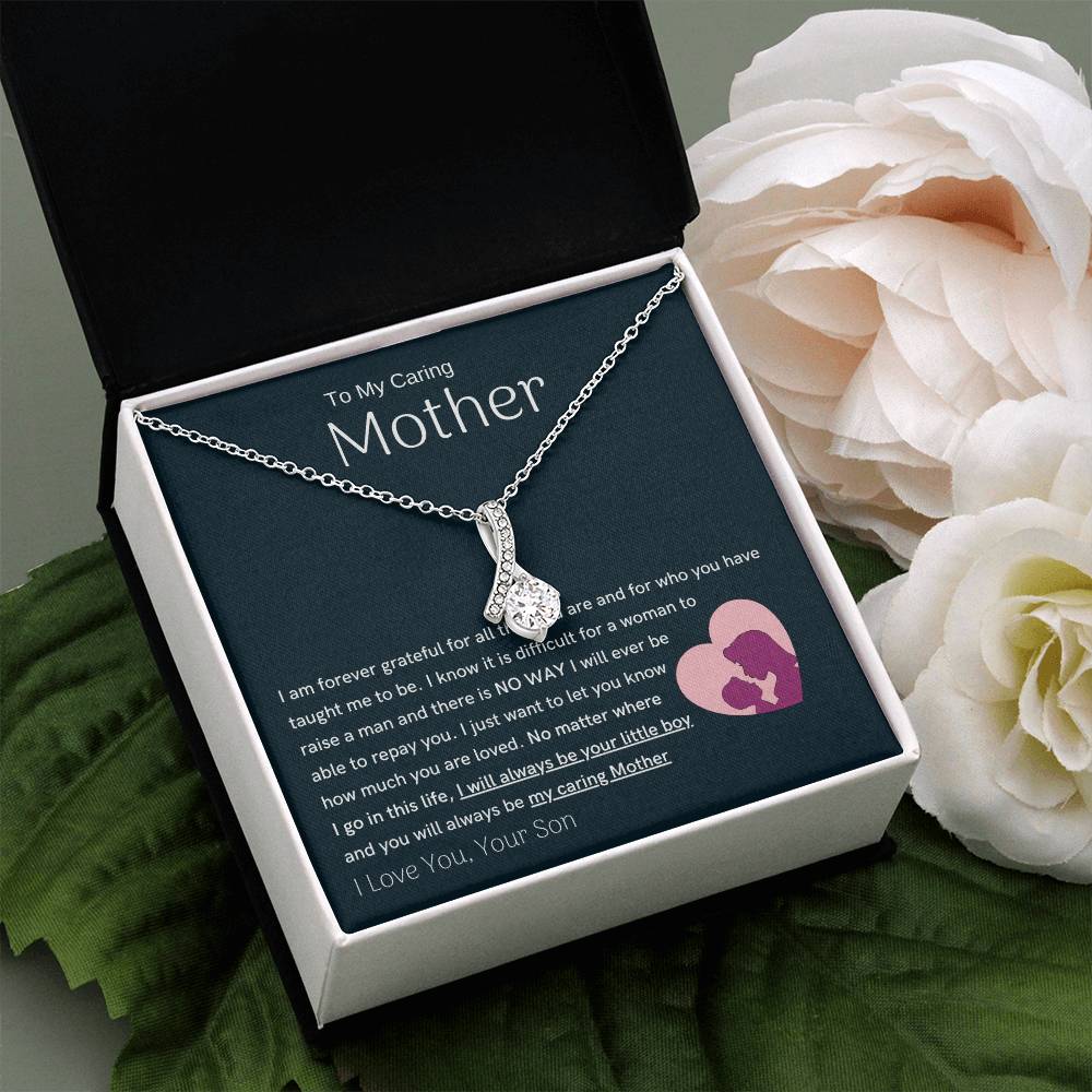 To My Loving Mother - You are my sunshine, I will always be your little boy (Limited Time Offer) - Alluring Beauty Necklace