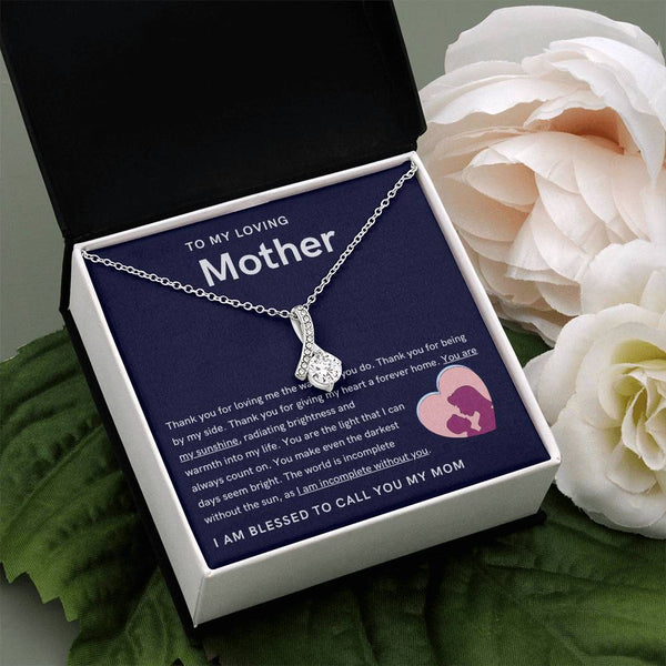 To My Loving Mother - You are my sunshine, radiating brightness into my life (Limited Time Offer) - Alluring Beauty Necklace