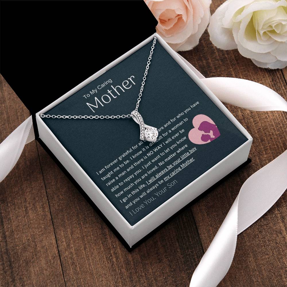 To My Loving Mother - You are my sunshine, I will always be your little boy (Limited Time Offer) - Alluring Beauty Necklace