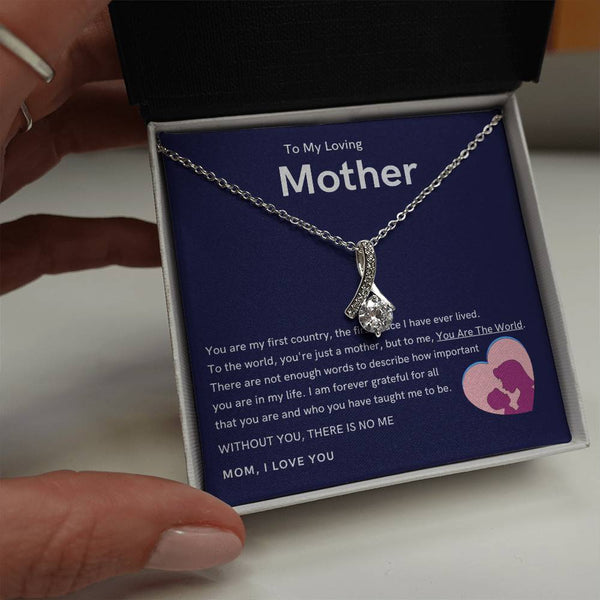 To My Loving Mother - Without You, There Is No Me (Limited Time Offer) - Alluring Beauty Necklace