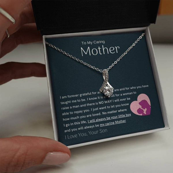 To My Loving Mother - You are my sunshine, I will always be your little boy (Limited Time Offer) - Alluring Beauty Necklace