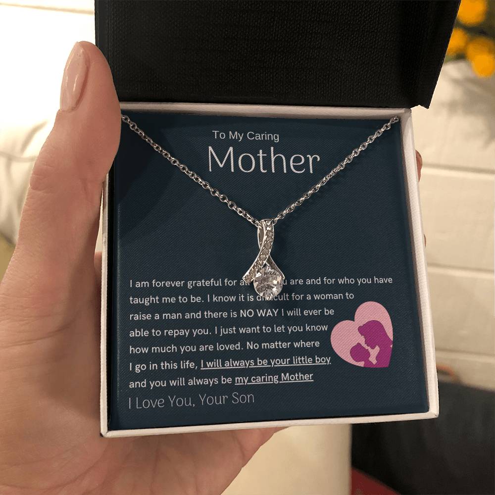 To My Loving Mother - You are my sunshine, I will always be your little boy (Limited Time Offer) - Alluring Beauty Necklace