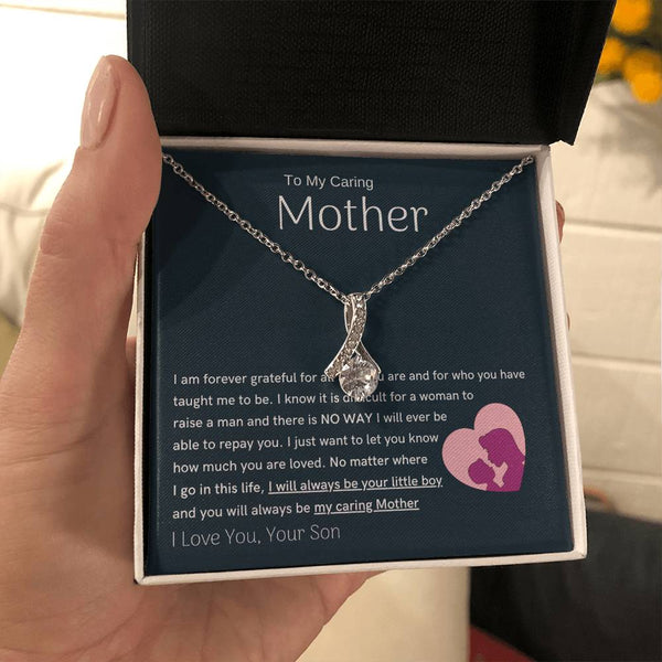 To My Loving Mother - You are my sunshine, I will always be your little boy (Limited Time Offer) - Alluring Beauty Necklace