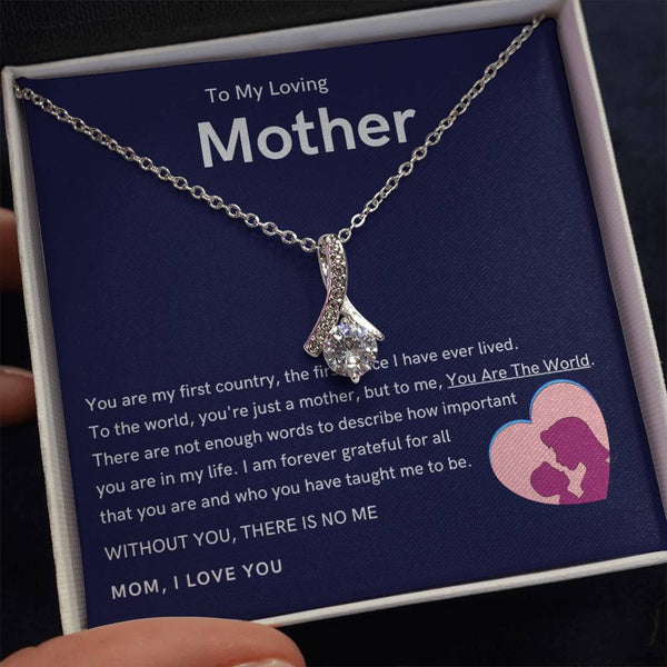 To My Loving Mother - Without You, There Is No Me (Limited Time Offer) - Alluring Beauty Necklace