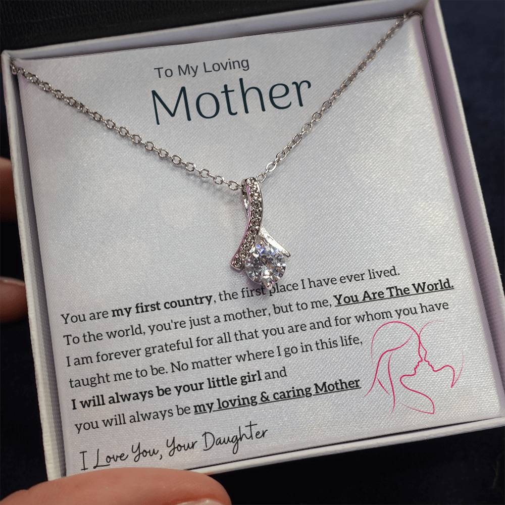 To My Loving Mother - You are my sunshine, I will always be your little girl (Limited Time Offer) - Alluring Beauty Necklace